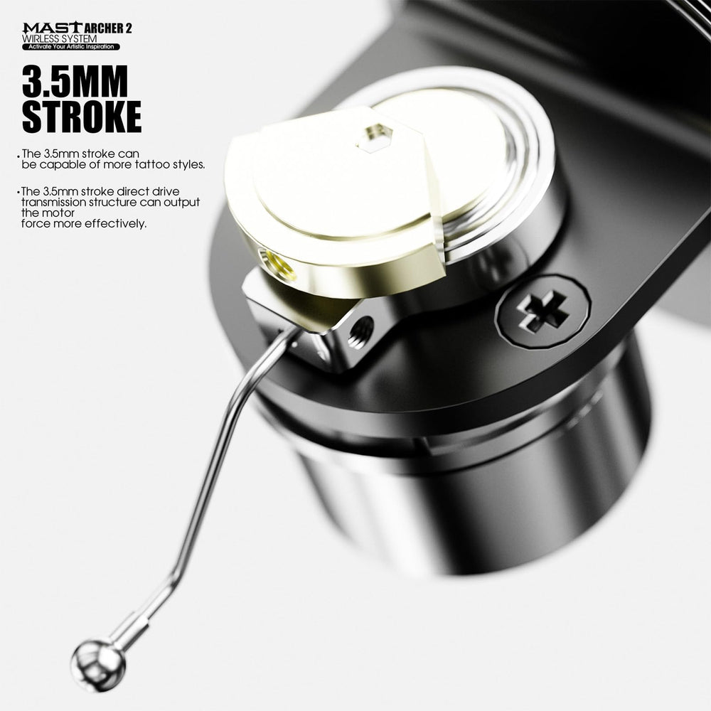 MAST TATTOO Archer2 Type-C charging enables quick recharge between sessions
