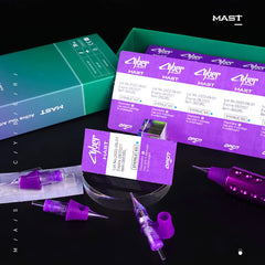 MAST TATTOO Cyber needles tested for optimal performance and consistency.
