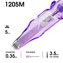 MAST TATTOO Pro2 Curved Magnum demonstrates versatile linework shaping