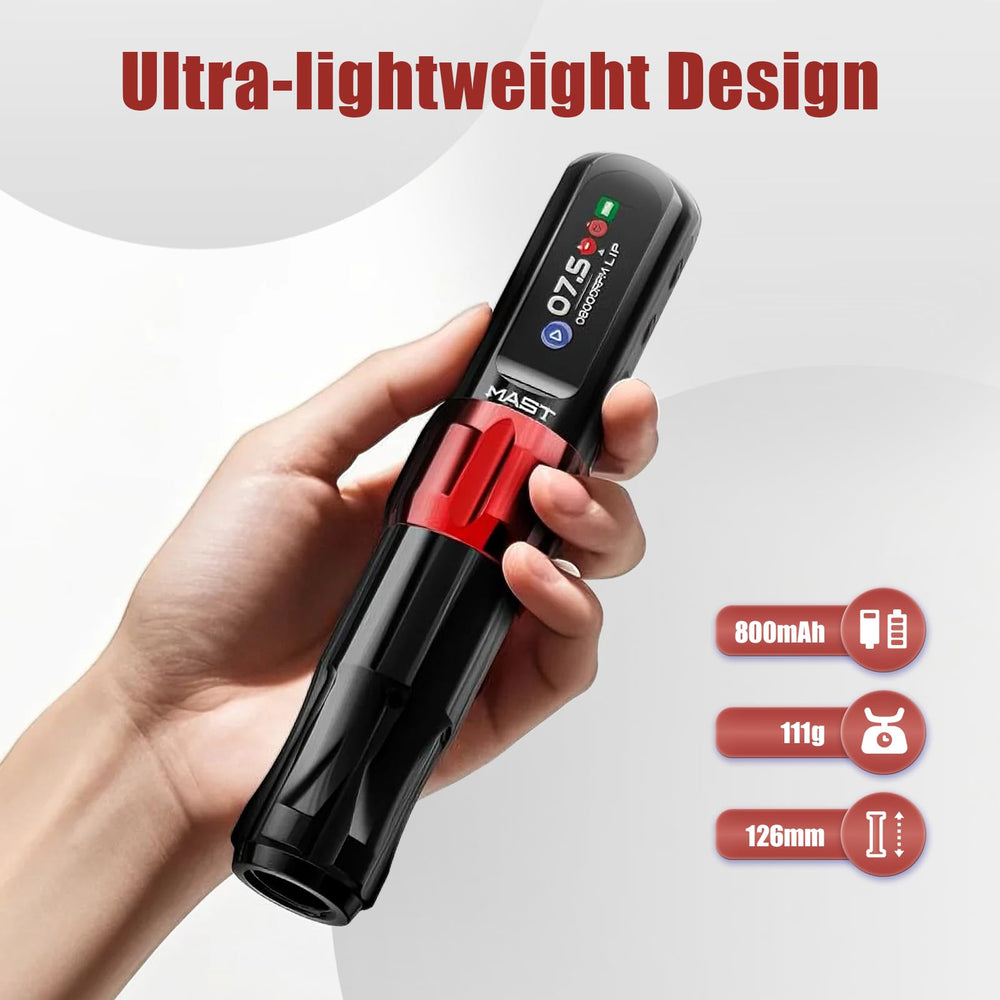 MAST TATTOO Tour2 Pro adjustable voltage supports versatile tattooing tasks