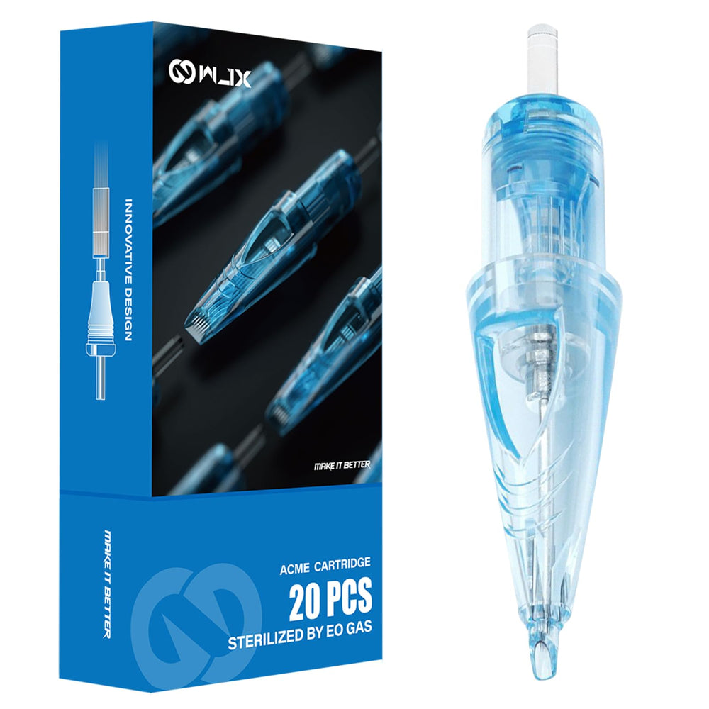 MAST TATTOO WJX cartridges packaging demonstrates a clean, ready-to-use kit for studio setups.