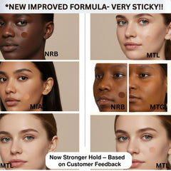 MATCHED patch worn during the day provides discreet blemish coverage.
