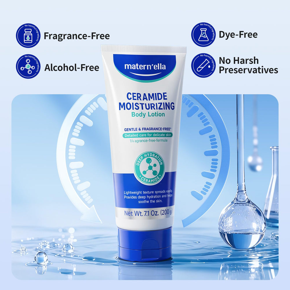 Matern'ella fragrance-free formula minimizes irritation for daily use.