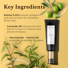 MATKAS hyaluronic acid hydration close-up indicating deep night-time moisture