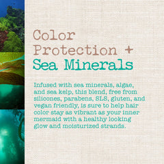 Maui Moisture packaging on shelf signaling color protection and minerals.