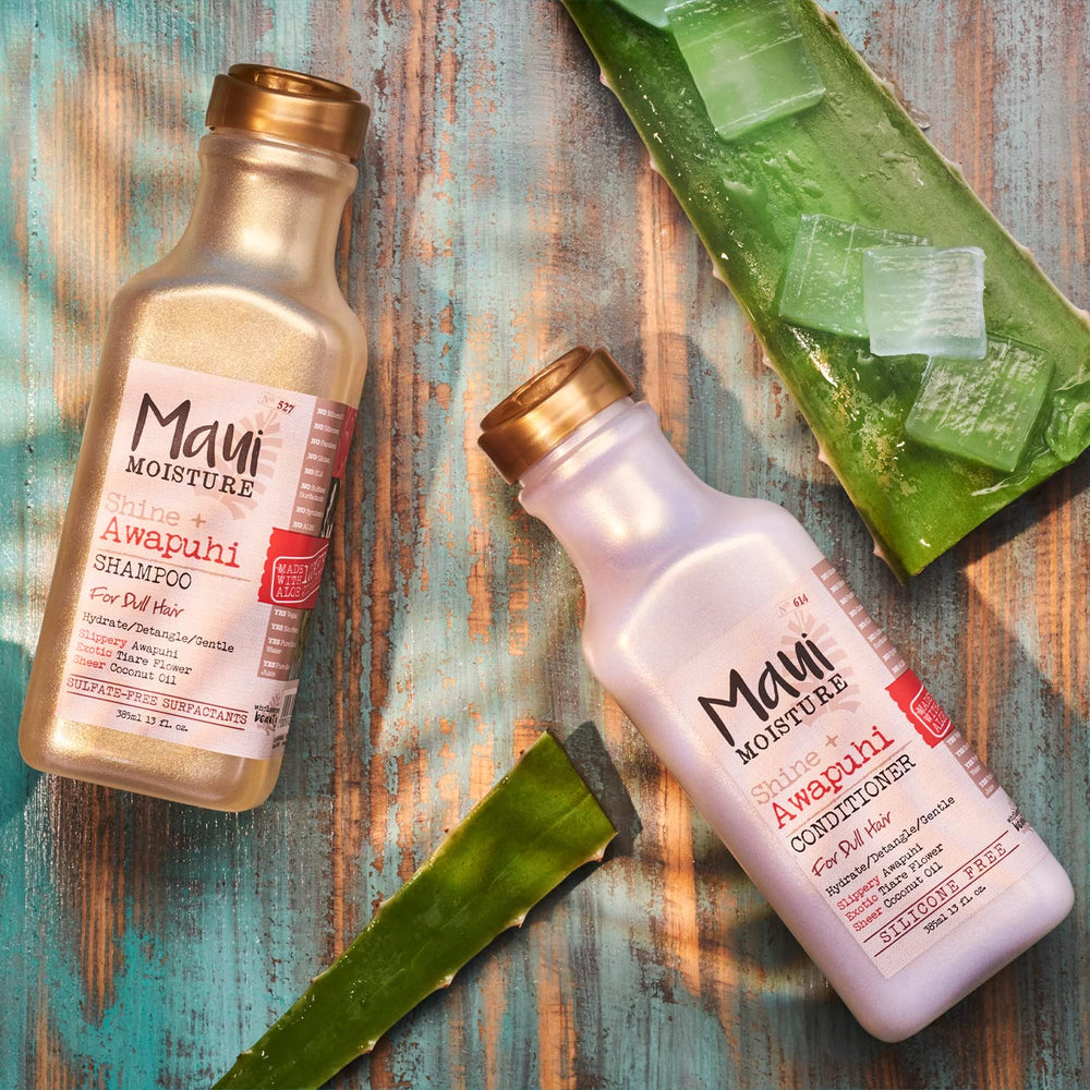 Maui Moisture Shine detangle aid for smoother combing