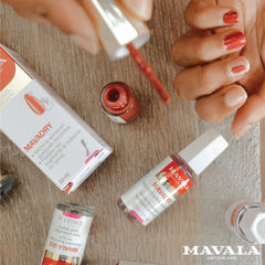 Mavala Mavadry lasts with brilliant nail sheen.