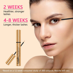 MAVENI lash growth serum applicator wand for precise root treatment.
