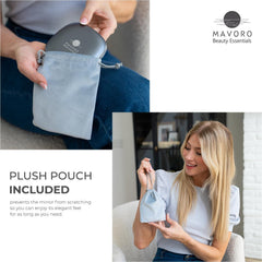 Mavoro touch sensor control for easy one-handed operation.