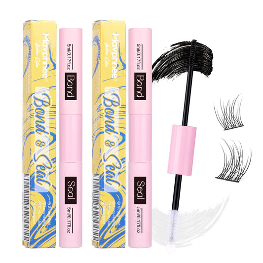 Mavphnee Lash Bond & Seal 2-Pack bottle for strong hold.