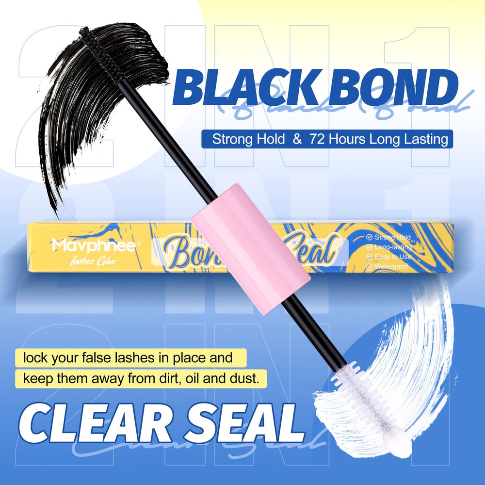 Mavphnee waterproof lash glue swatches show durable performance.