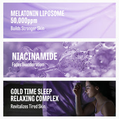 MAXCLINIC Time Return Melatonin Cream celery and cherry water ingredient illustration signals gentle nourishment.