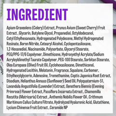 MAXCLINIC Melatonin Cream ingredients listing liposomes and adenosine