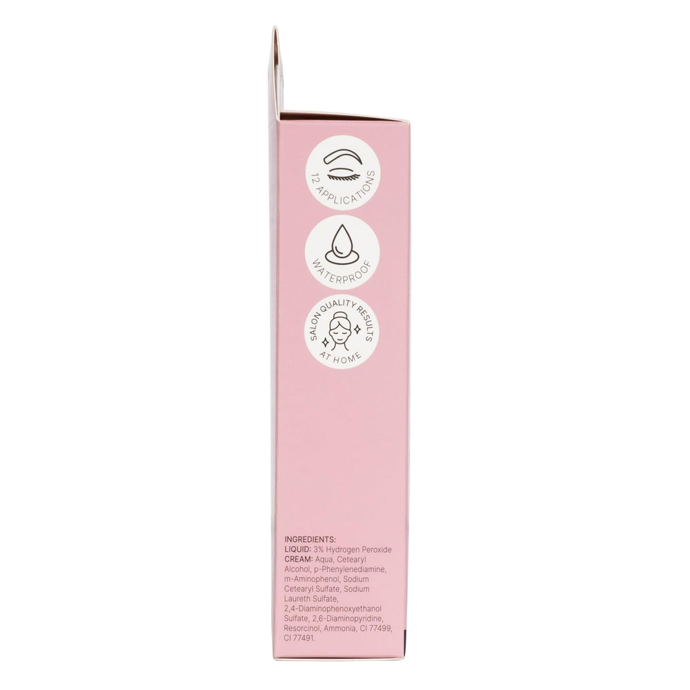 MaxRelief Brow Gel brush closeup shows gentle formula for safe application