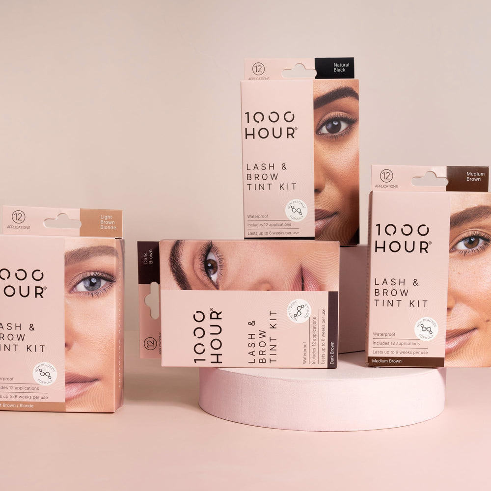 MaxRelief Brow Kit display-ready packaging for quick morning routines