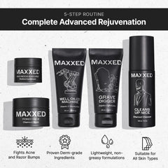 MAXXED Caffeine Eye Cream reduces puffiness and dark circles.