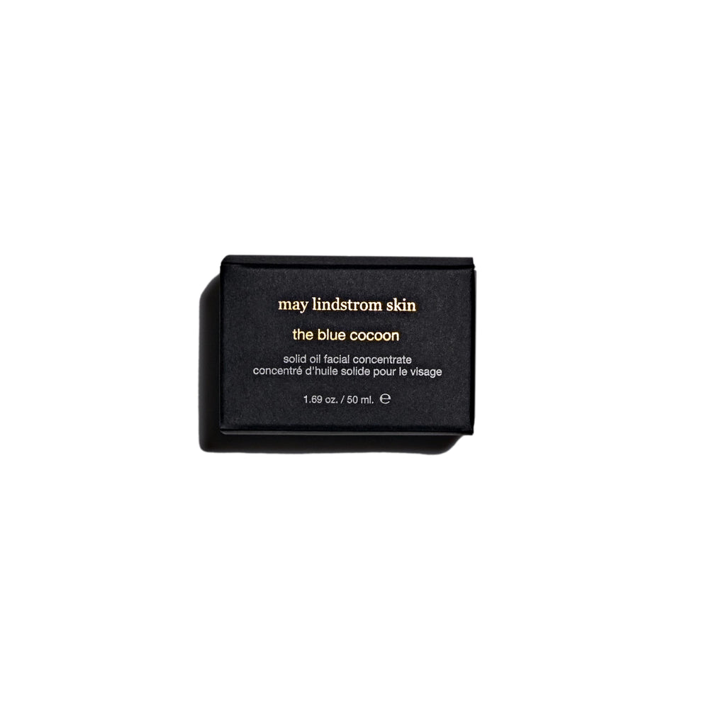May Lindstrom Skin Blue Cocoon multi-use for eyes and lips to soften dryness.