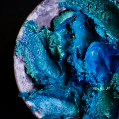 May Lindstrom Skin The Blue Cocoon spa-like aroma enhances morning routine.