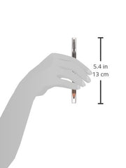 Maybelline Brow Precise Pencil swatch on skin demonstrates natural definition.