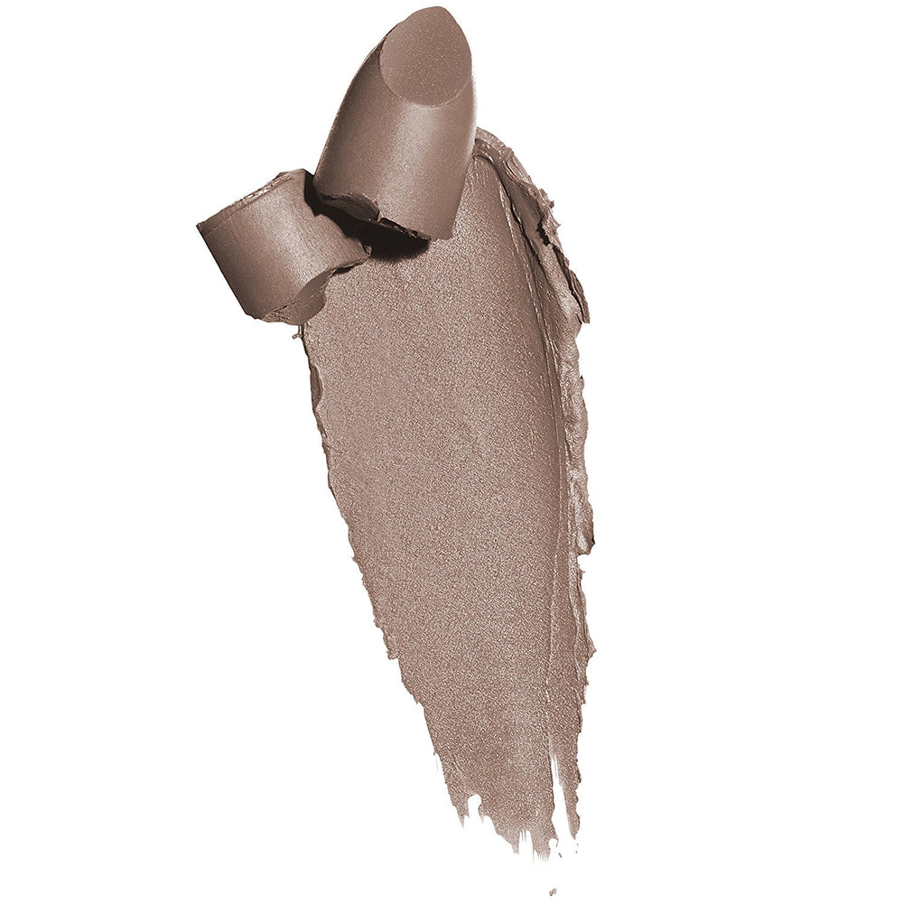 Maybelline Color Sensational Nude Lipstick Carnal Brown on lips demonstrates smooth application