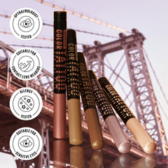 MAYBELLINE Color Tattoo Eye Stix packaging enables on the go touch ups.