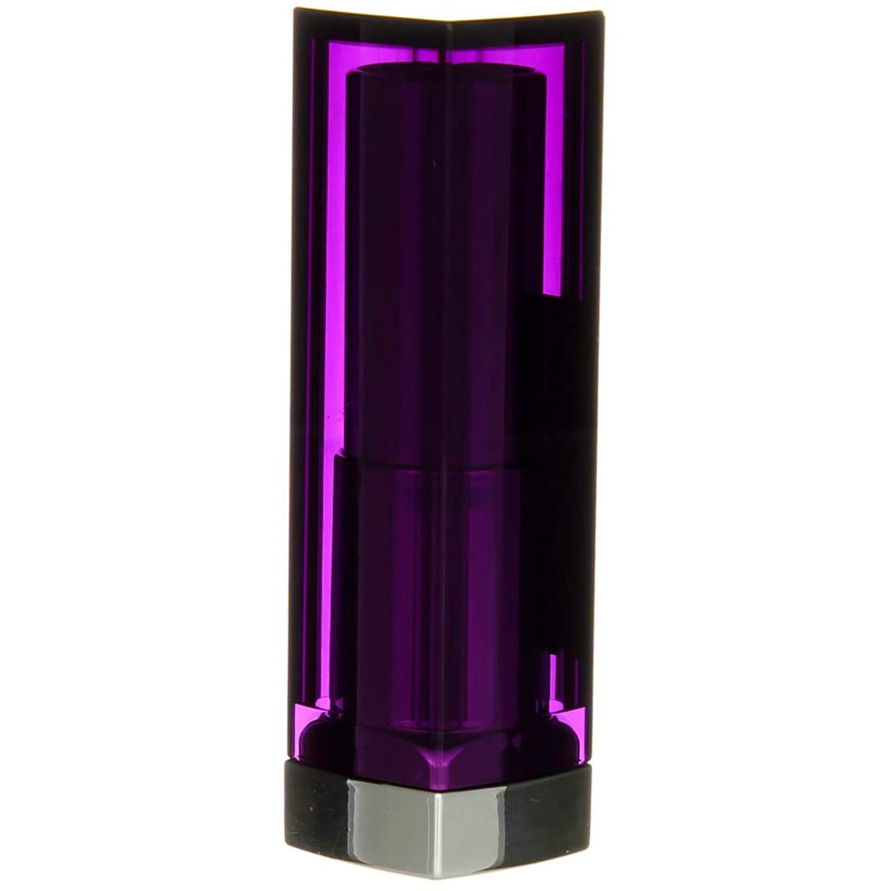 Maybelline ColorSensational Plum Perfect 435 lip bullet close-up for rich color payoff.