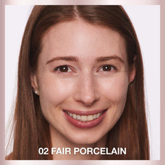 Maybelline Dream Radiant Liquid even skin tone across a swatch.