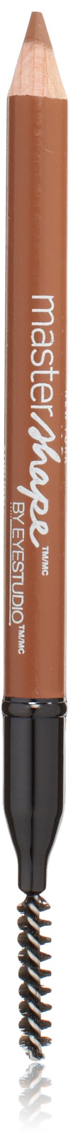 Maybelline Eye Studio Master Shape Brow Pencil in Auburn for natural, fade-resistant definition.