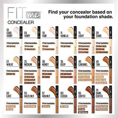 On-the-go cosmetic bag with Maybelline Fit Me for travel.