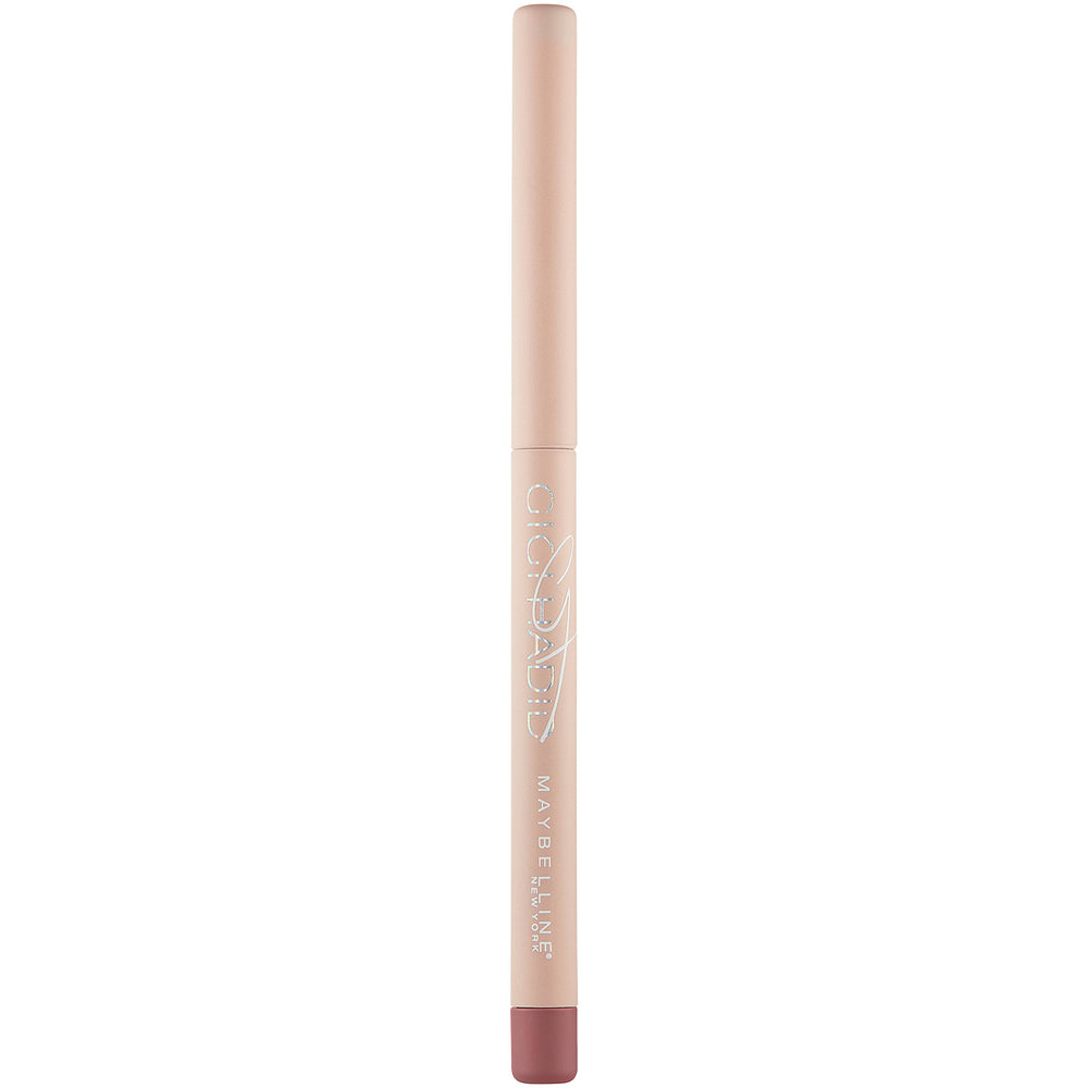Maybelline Gigi Hadid Taura lip liner with creamy no-smudge matte formula to prevent feathering.