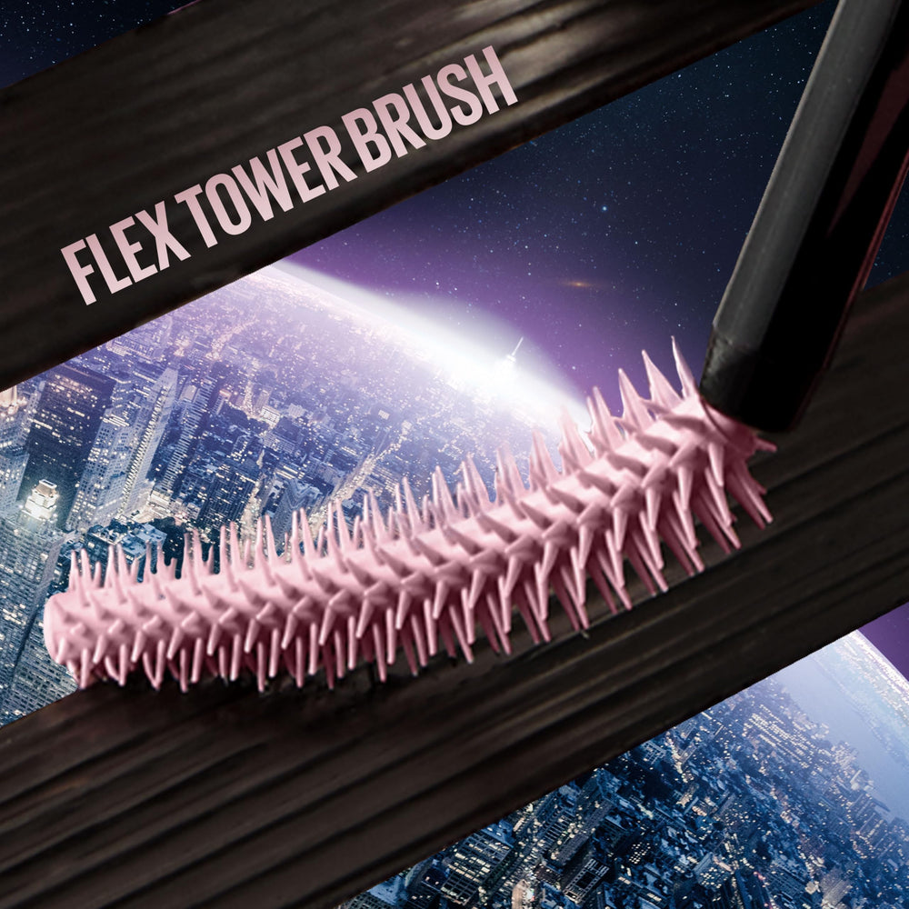 Maybelline Lash Sensational Sky High shows length and volume from root to tip.