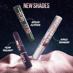 Maybelline Lash Sensational Sky High Space Diamond wand showing precision coating