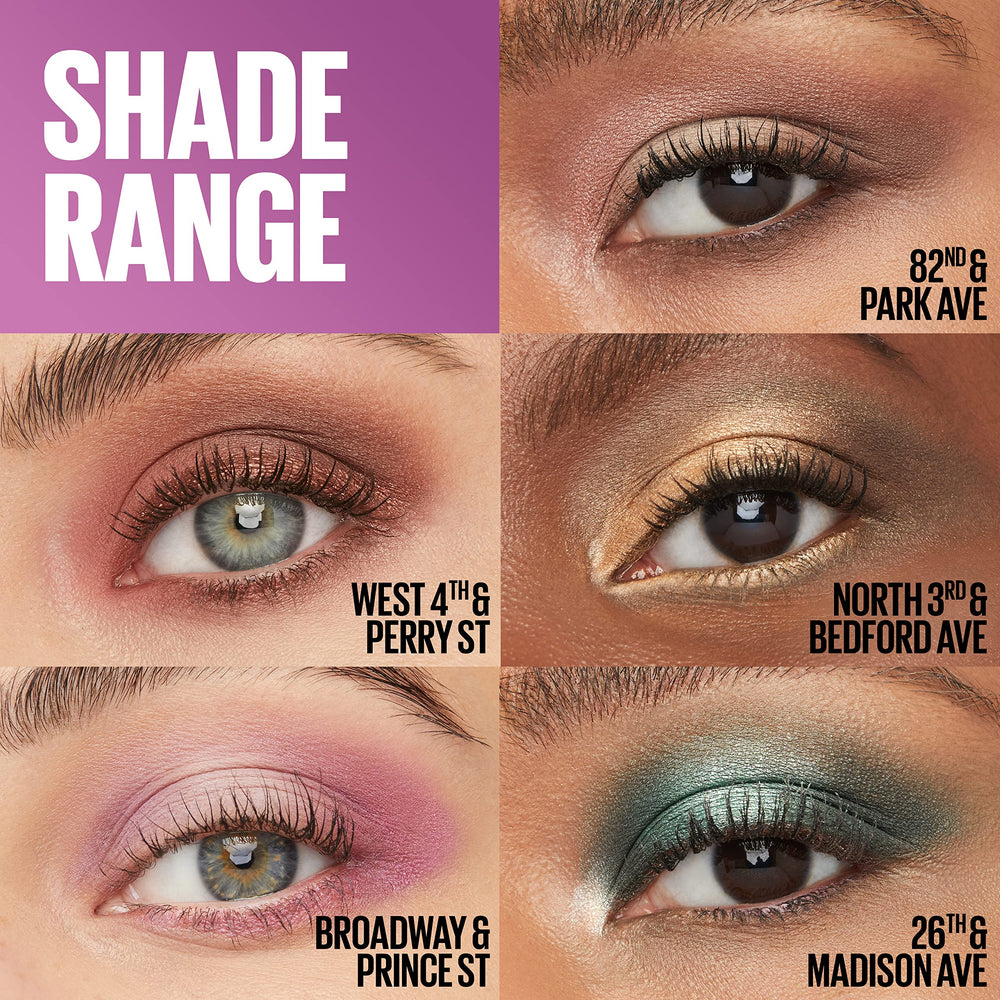 Maybelline Shadow Blocks day-to-night looks with quick blending on busy mornings.