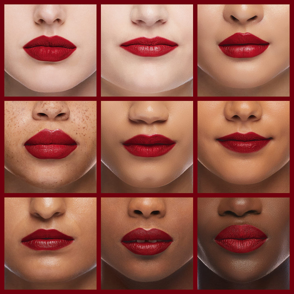 Close-up of lip color application showing glide and pigment in Maybelline Super Stay 24