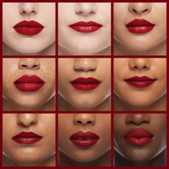 Close-up of lip color application showing glide and pigment in Maybelline Super Stay 24