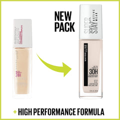 Maybelline Super Stay oil-free formula for breathable skin.