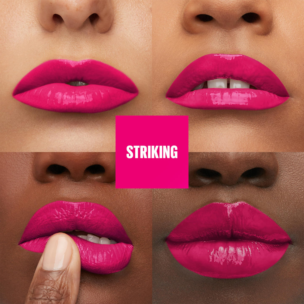 MAYBELLINE vinyl ink wand demonstrates precise lip application
