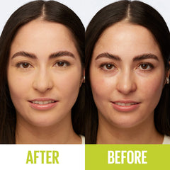 Maybelline Super Stay test close-up shows lasting matte finish.