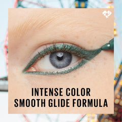 Maybelline Tattoo Studio Emerald Lights long-wear eyeliner delivers all-day color