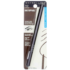Maybelline Unstoppable Espresso 2-pack side view, durable packaging and precise line.