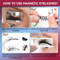 Mayhug easy to wear magnetic lashes deliver quick, clean removal.