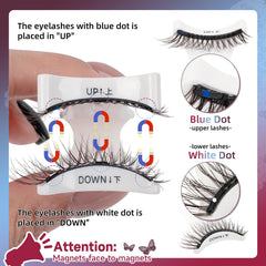 Mayhug easy on and off magnetic lashes for fast routines