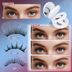 Mayhug magnetic-box-with-mirror offers compact storage and on-the-go touch-ups.