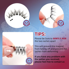 Mayhug no-glue magnetic lashes simplify daily makeup without eyeliner.