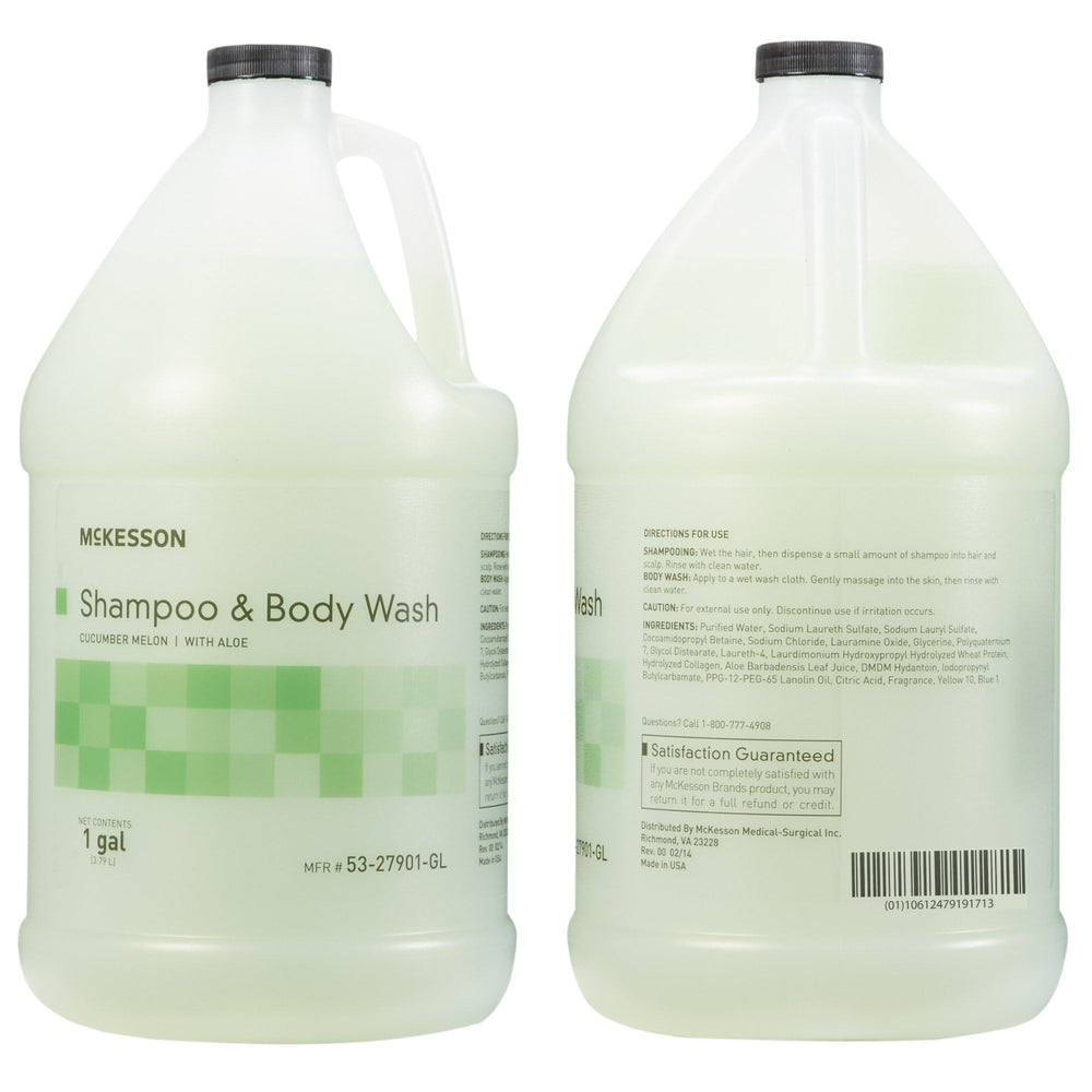 Close-up of McKesson aloe vera formula for soothing skin
