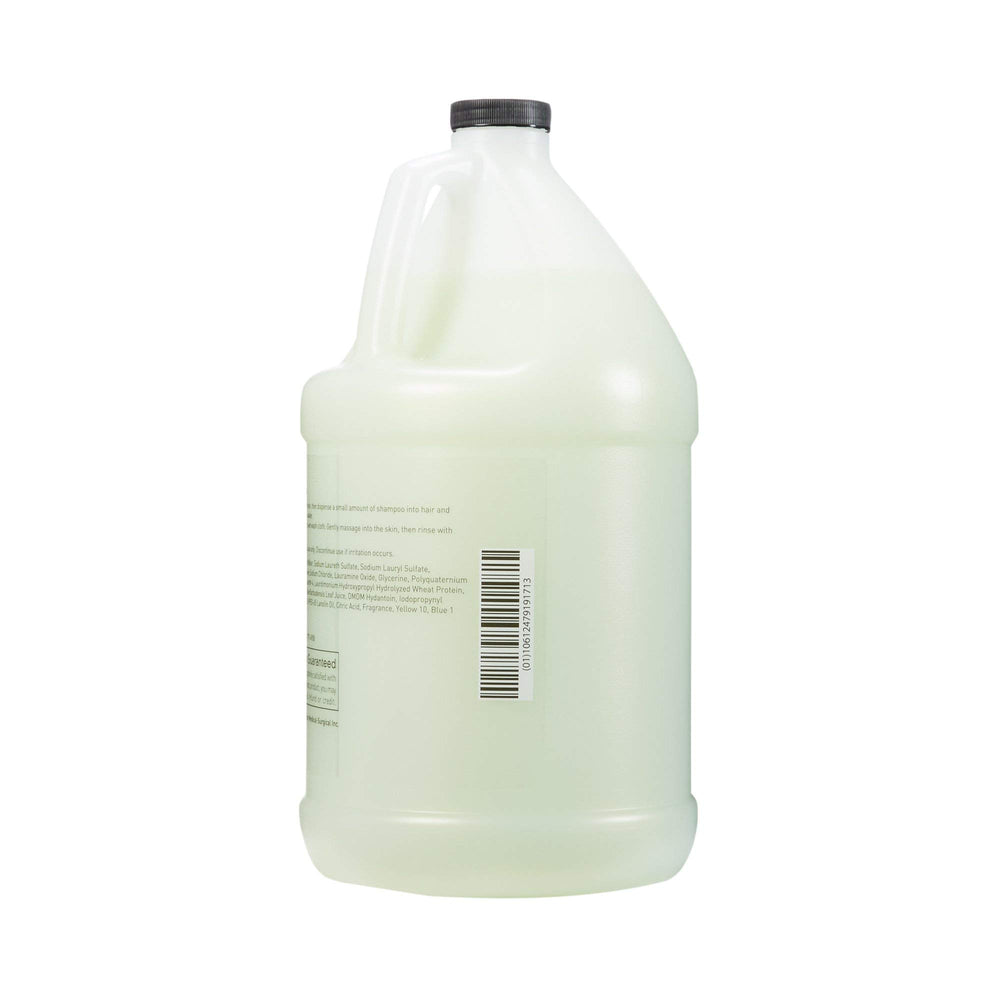 Bath-time use in elderly care with bulk refill bottle for convenient routine