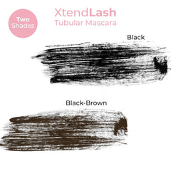MCoBeauty Xtendlash after two coats showing defined, separated lashes with drama.
