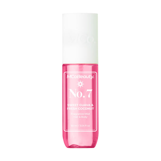 MCoBeauty Fragrance Mist No.7 bottle close-up for a refreshing daily scent