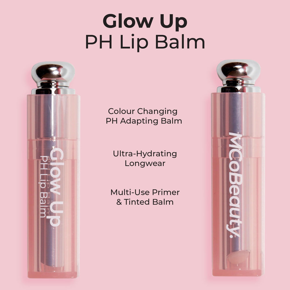 MCoBeauty Glow Up lip balm glides on with silky texture