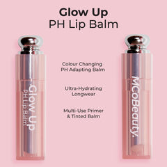 MCoBeauty Glow Up lip balm glides on with silky texture